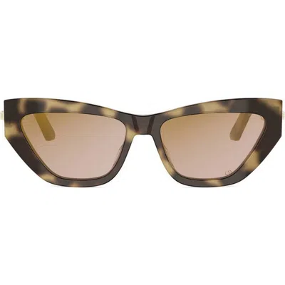 Dior C B6i Cat-eye Tortoiseshell Acetate Sunglasses In Brown