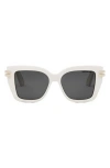 DIOR CDIOR S1I 52MM SQUARE SUNGLASSES