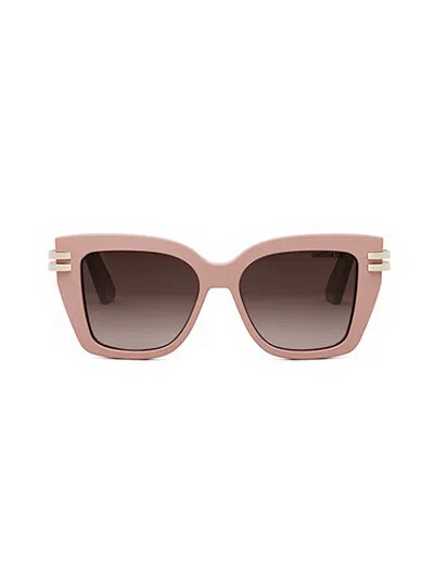 Dior C S1i Sunglasses In Shiny Pink Gradie