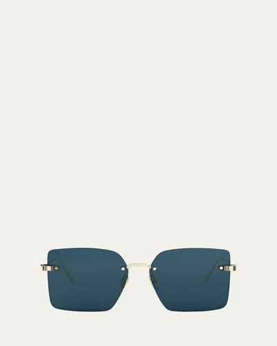 DIOR CDIOR S3U METAL SQUARE SUNGLASSES