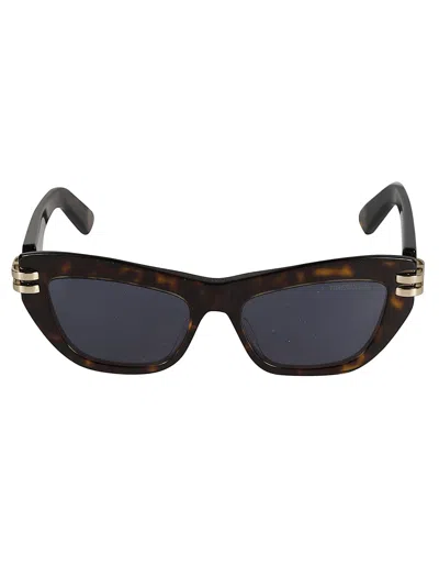 Dior C Sunglasses In Brown