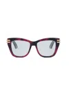 Dior Co S1i 25bb Havana Rosso Glasses In Multi