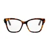 Dior Co S4i 2600 Havana Lucido Glasses In Brown