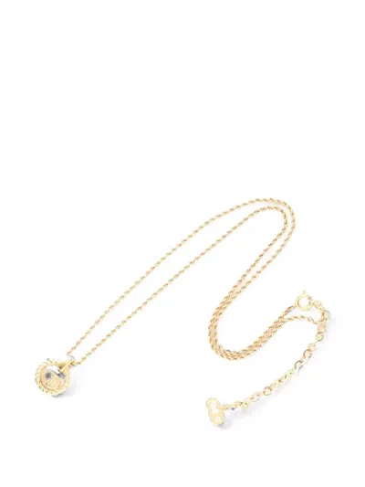 Pre-owned Dior Cd-pendant Necklace In Gold
