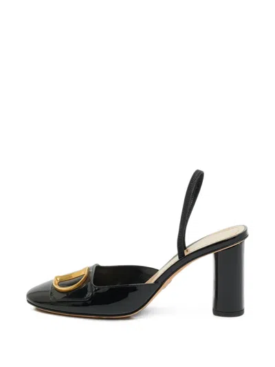Pre-owned Dior C'est Block Heel Patent-leather Pumps In Black