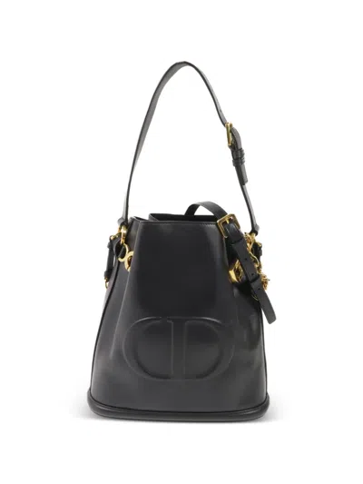 Pre-owned Dior C'est Bucket Bag In Black