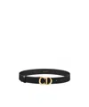 Dior Logo Belt In Black