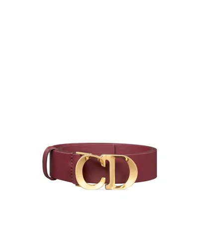 Dior C'est  Belt In Red