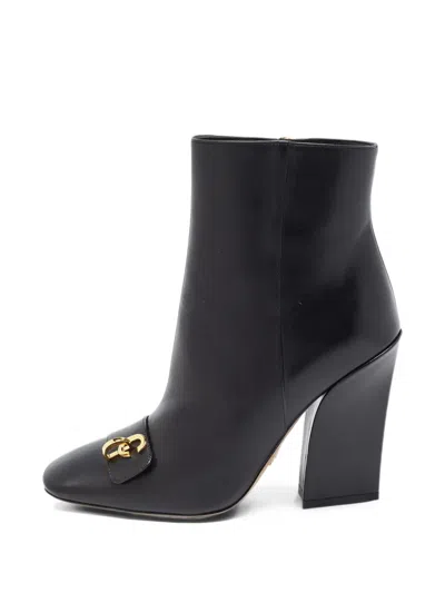 Pre-owned Dior C'est  Block-heel Boots In Black