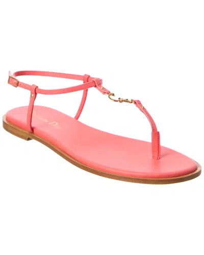 Dior C'est  Leather Sandal In Orange