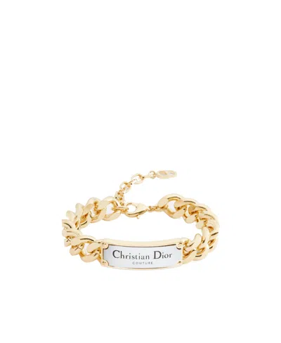 Dior Chain Bracelet In Yellow
