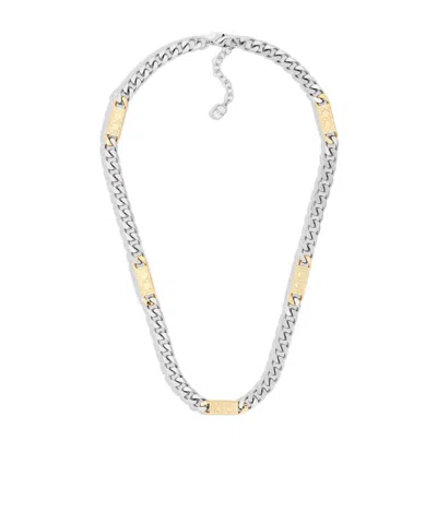 Dior Chain-link Necklace In White
