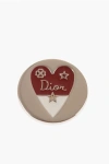 DIOR CHARM FOR SHOULDER STRAP WITH ENGRAVED HEART