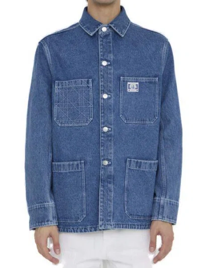 Dior Charm Overshirt In Blue