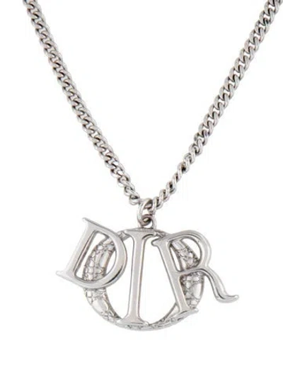 Pre-owned Dior Charm Pendant Necklace, 23.5" In Multicolor