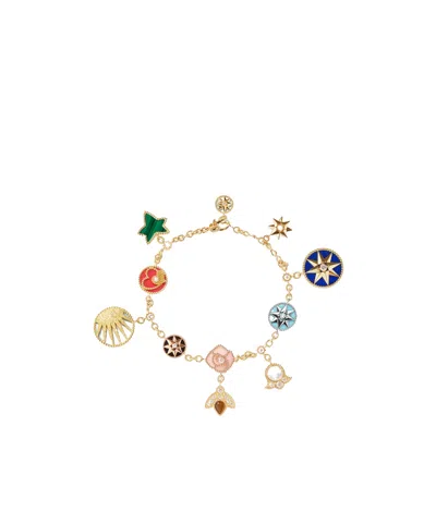 Dior Charms Bracelet In Yellow