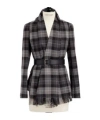 Dior Checked Casual Jacket In Black