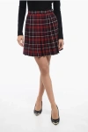 Dior Checked Pleated Miniskirt