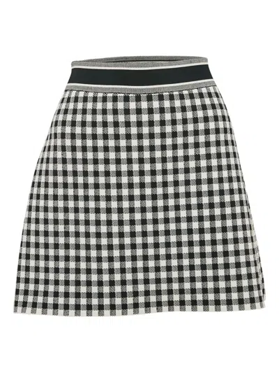 Pre-owned Dior Checked Skirt