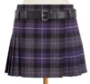 Dior Checked Skirt In Black