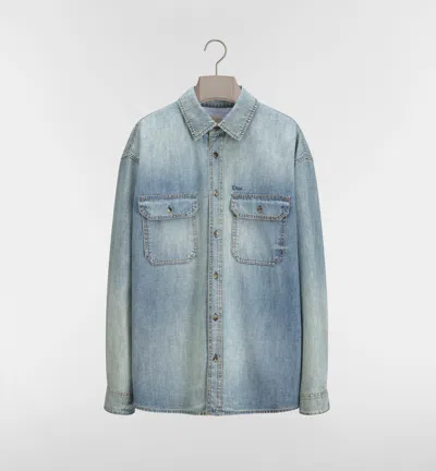Dior Chemise Jeans In Blue