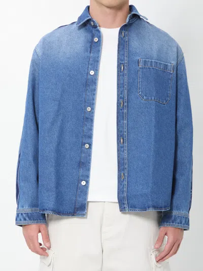 Dior Chemise Jeans In Blue