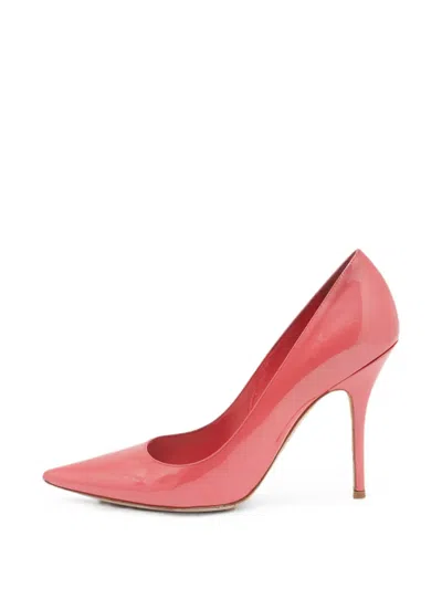 Pre-owned Dior Cherie Pointed-toe Pumps In Pink