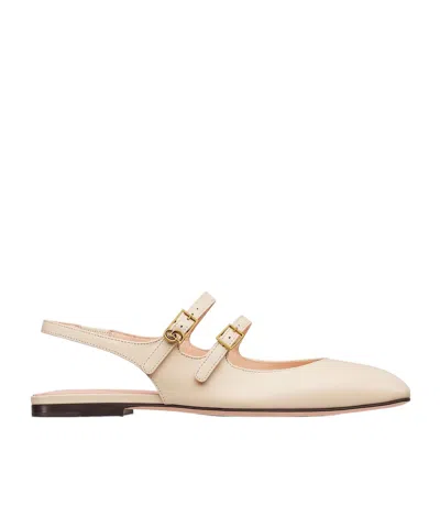 Dior Cherie Slingback Flat In Neutral