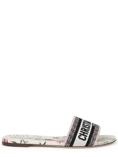 Dior Dway Canvas Sandal In Multi