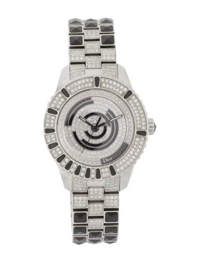 Pre-owned Dior Christal Watch, 34mm In Multi