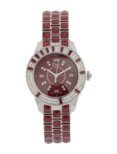 Pre-owned Dior Christal Watch, 34mm In Multicolor