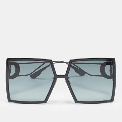 Pre-owned Dior Christian Black  30montaigne Su Oversized Square Sunglasses