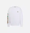 Dior Crew Neck Graphic Print Long Sleeves Sweater