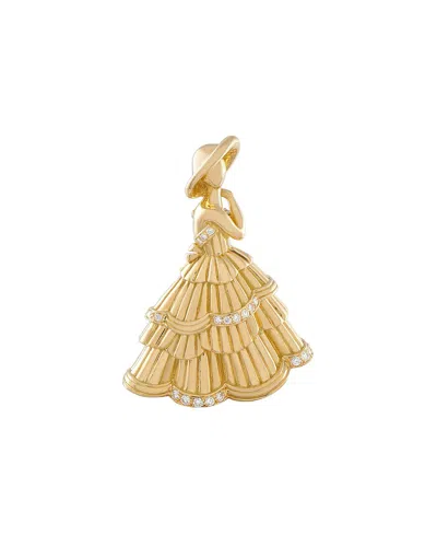 Pre-owned Dior Christian  18k Brooch (authentic Pre-loved)