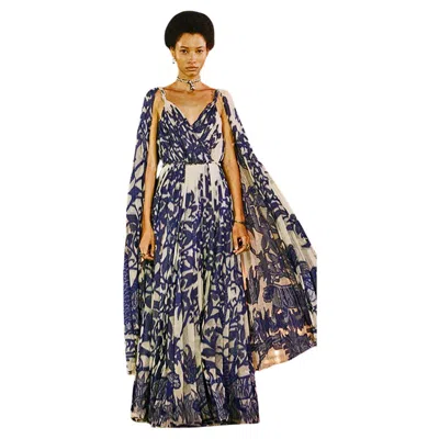 Pre-owned Dior Christian  2020 Cruise Collection Runway Dress Gown In Black