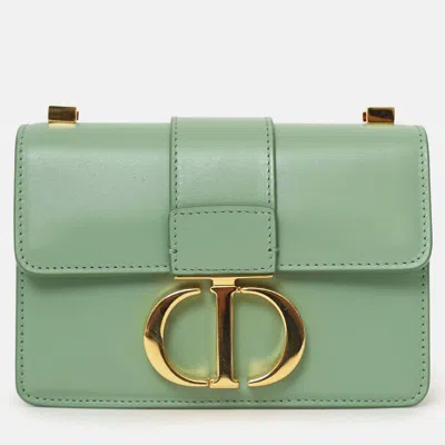 Pre-owned Dior Christian  2020 Green 'sac 30 Montaigne Mini' Crossbody