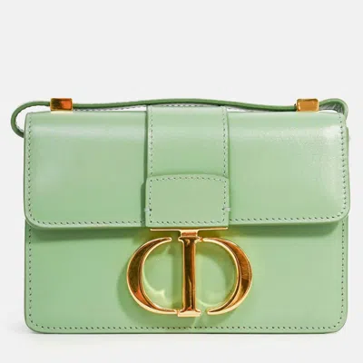 Pre-owned Dior Christian  2020 Green 'sac 30 Montaigne Mini' Crossbody