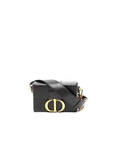 Pre-owned Dior Christian  30 Montaigne Bag In Black