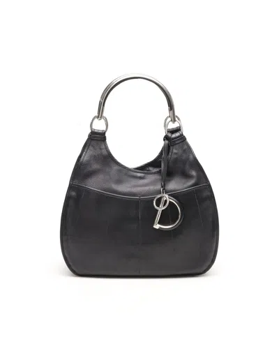 Dior Christian  61 Brandy Hobo Shoulder Bag - 2008 Collection John Galliano In Black