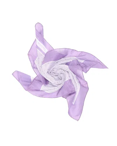 Dior Christian  65 Silk Scarf In Purple