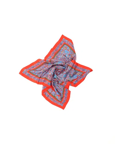 Dior Christian  70 Silk Scarf In Multi