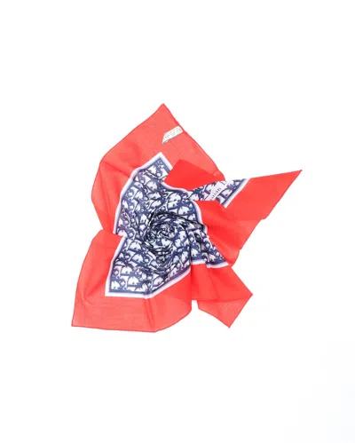 Dior Christian  80 Oblique Slik Scarf In Multi