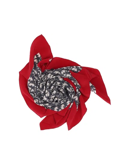 Dior Christian  80 Trotter Silk Scarf In Multi
