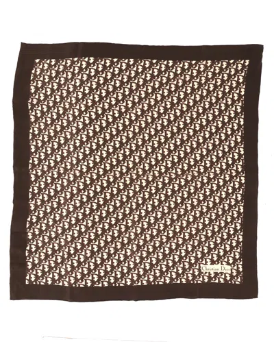 Dior Christian  80 Trotter Silk Scarf In Multi