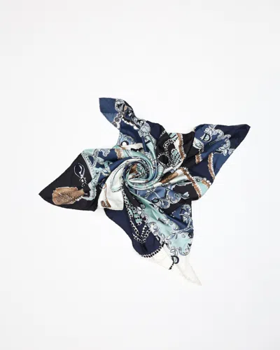 Dior Christian  90 Sillk Scarf In Multi