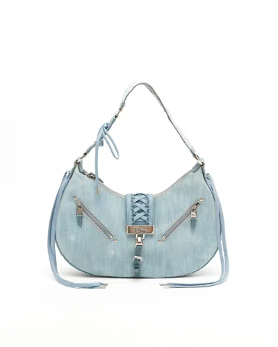 Dior Christian  Admit It Bag In Blue