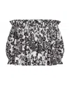 Dior Off-the-shoulder Smocked Top In Black