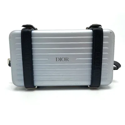 Pre-owned Dior Christian  Aluminum Long Bill Wallet (bi-fold) ()