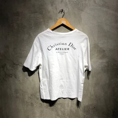 Pre-owned Dior Christian  Atelier Tee In White