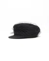 Dior Christian  Bee Embroidered Beret Tile In Black